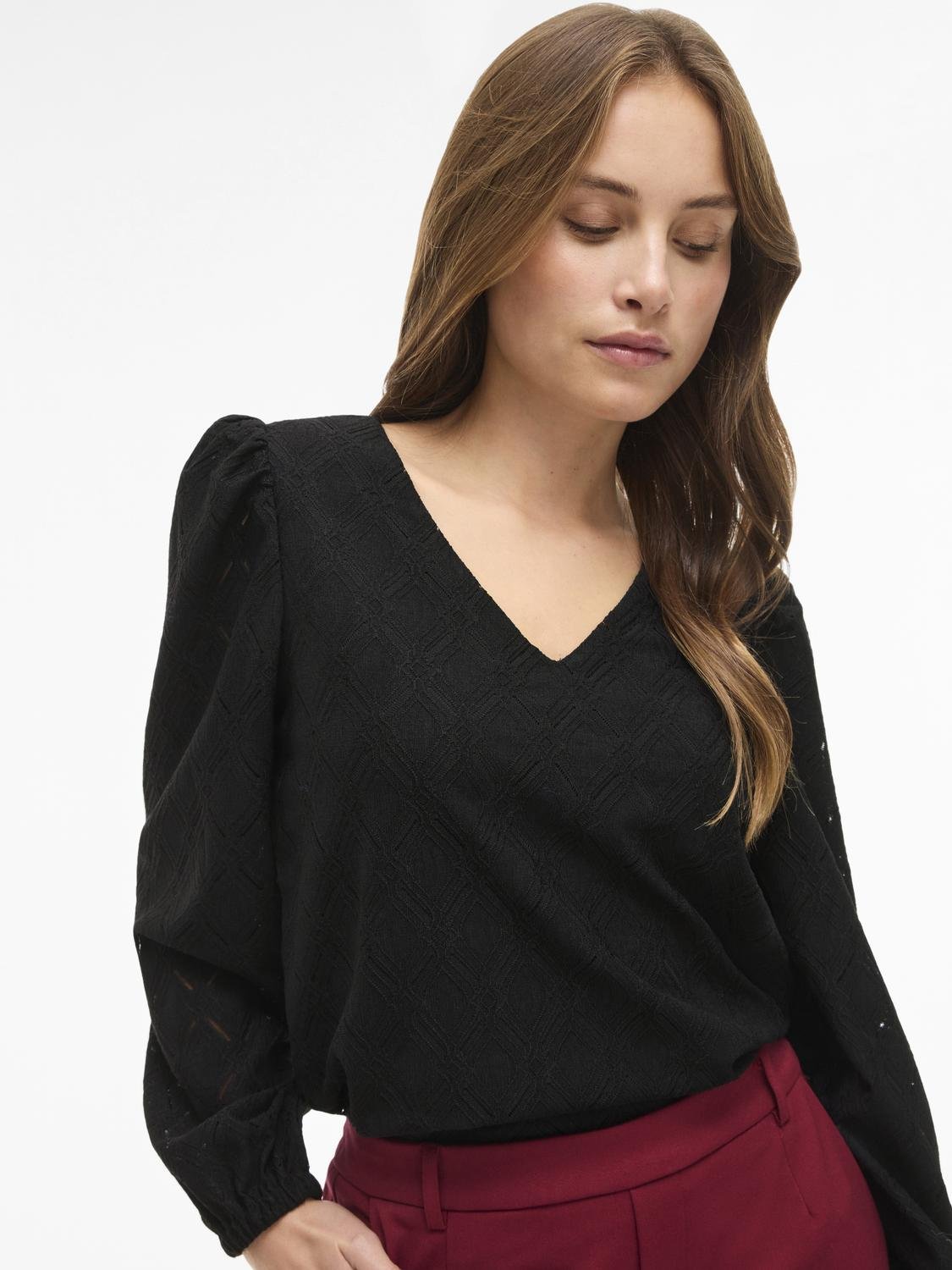 VIFERO Top - Black Beauty - VERO MODA & VILA Bergvik